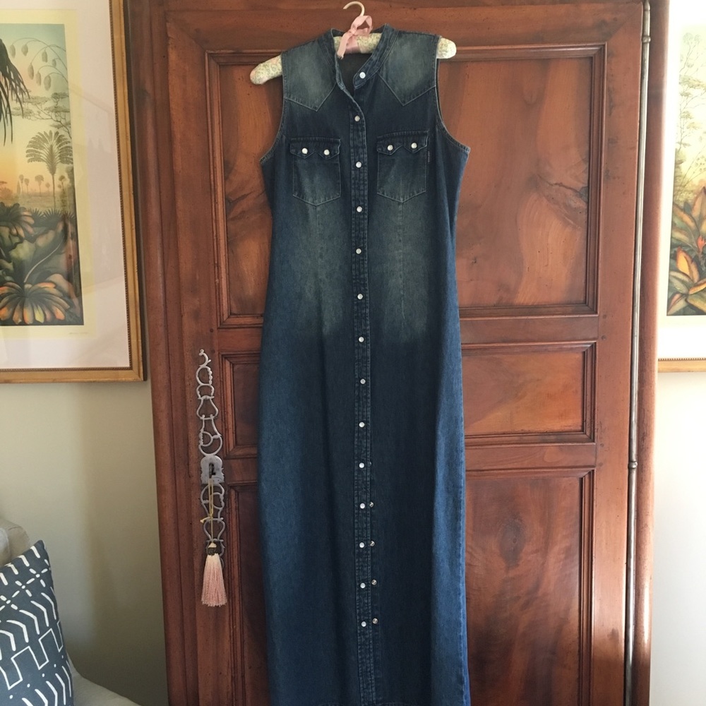 Boston Proper Denim Dress